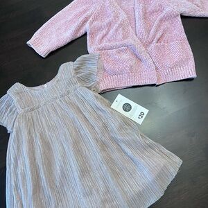 Bundle baby girl clothes H&M, George, carters